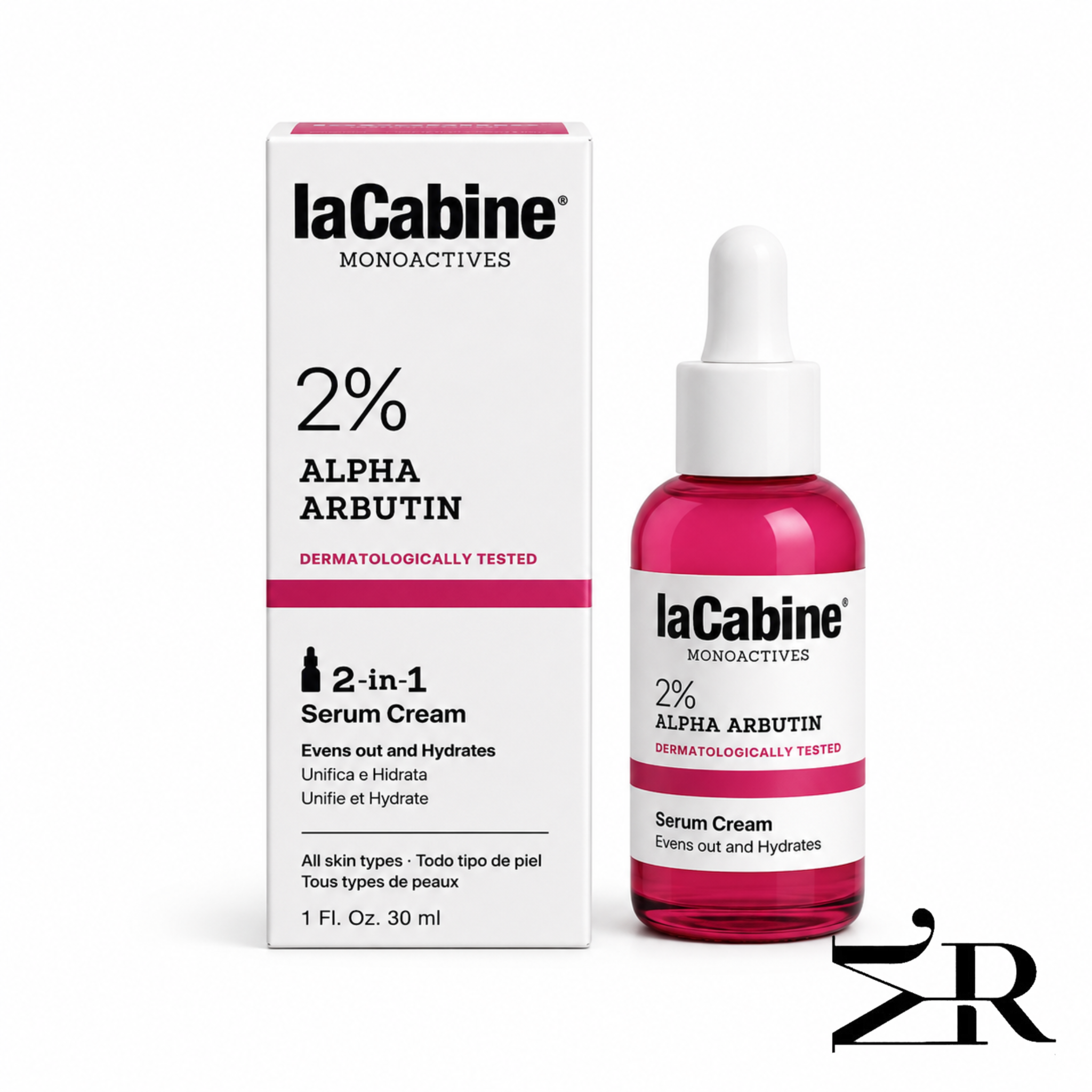 سرم لاکابین 2% آلفا آربوتین LaCabine Monoactives 2% Alpha Arbutin Serum Cream 30ml