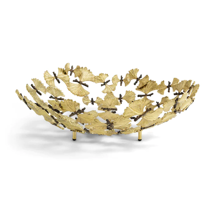 ظرف میوه تمام پروانه مایکل آرام | Butterfly Ginkgo Centerpiece Bowl