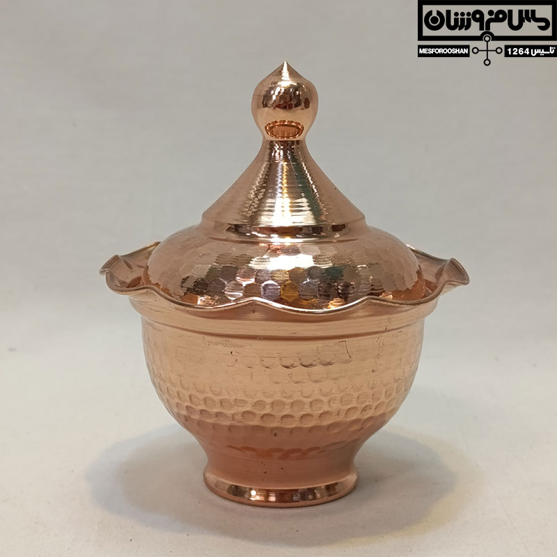 قندان مسی مدل چیکدال