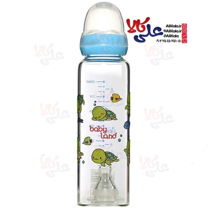 شیشه شیر پیرکس بیبی لند مدل 470/437 ظرفیت 240 میل
