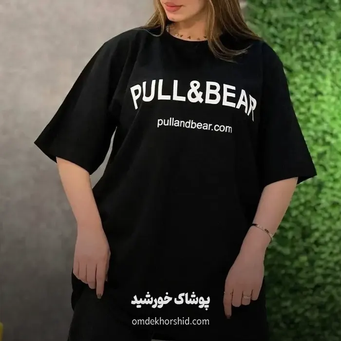 تیشرت لانگ پل مشکی تک
