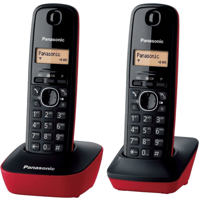 تلفن بی سیم پاناسونیک مدل kx-TG1612srp - قرمز