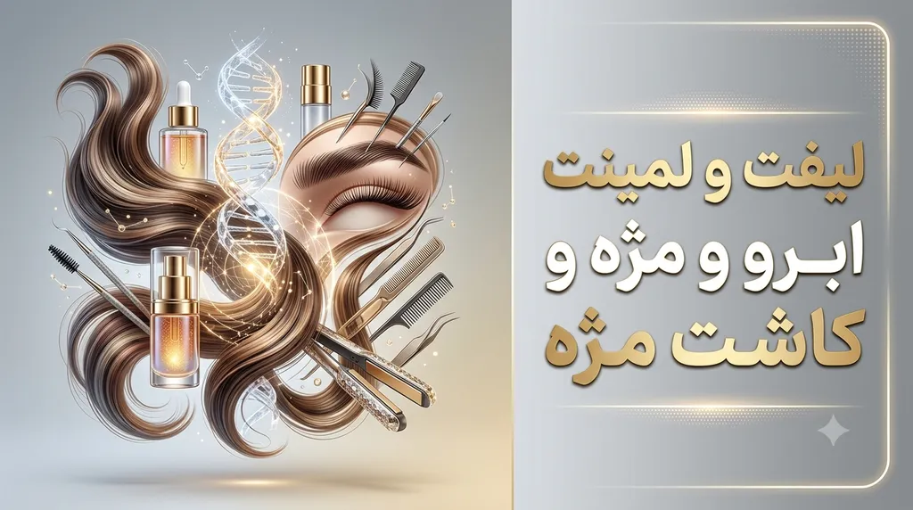 لیفت و لمینت ابرو و مژه و کاشت مژه جشنواره