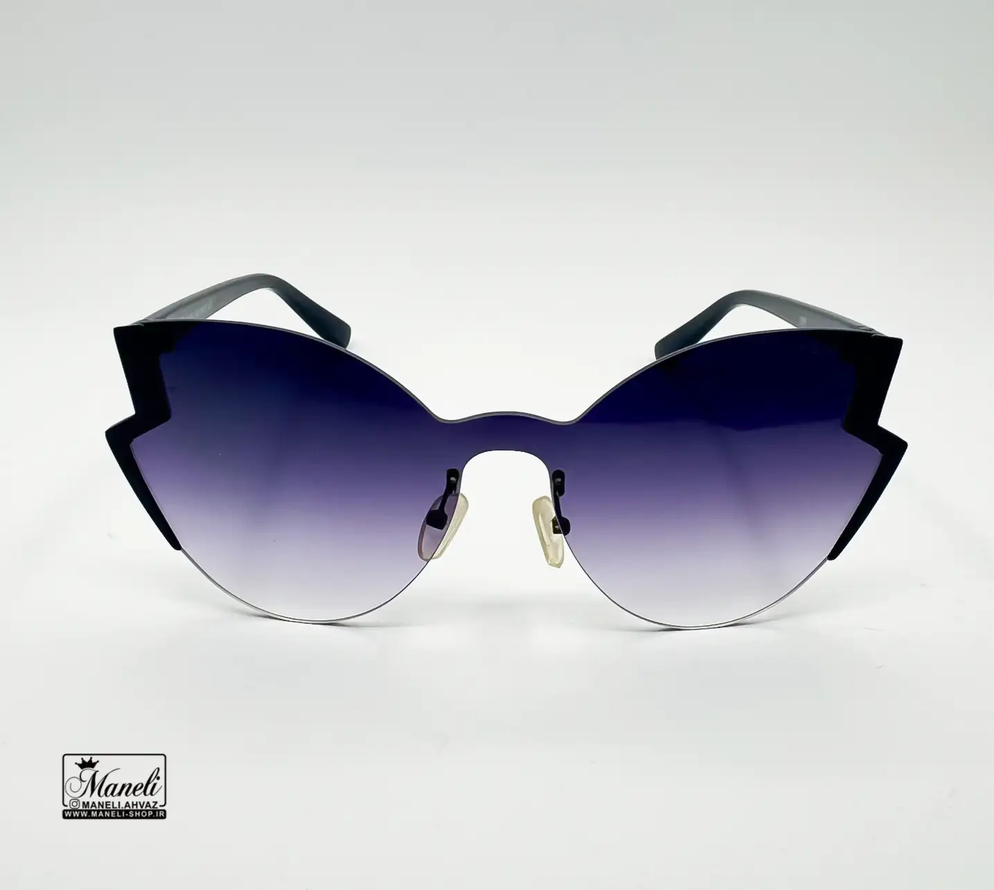 عینک آفتابی فانتزی زنانه فریم بزرگ گربه ای fendi | آف ویژه