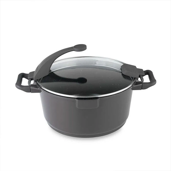 قابلمه 16 سانتی‌متر BergHOFF مدل Virgo مشکی