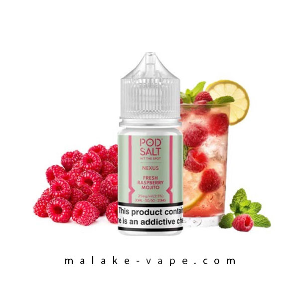پاد سالت موهیتو تمشک Pod Salt Fresh Raspberry Mojito