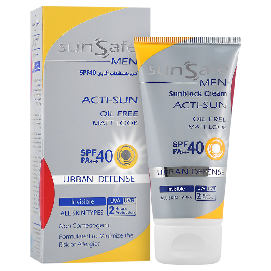 کرم ضد آفتاب SPF40 آقایان سان سیف
