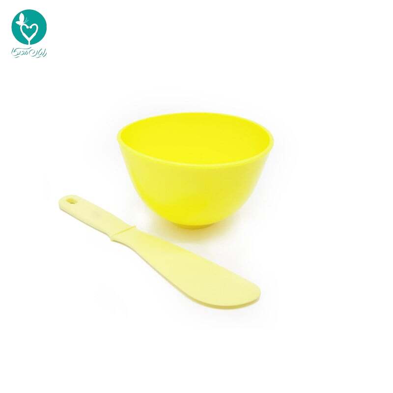 کاسه ماسک صورت مدل سیلیکونی به همراه کاردک