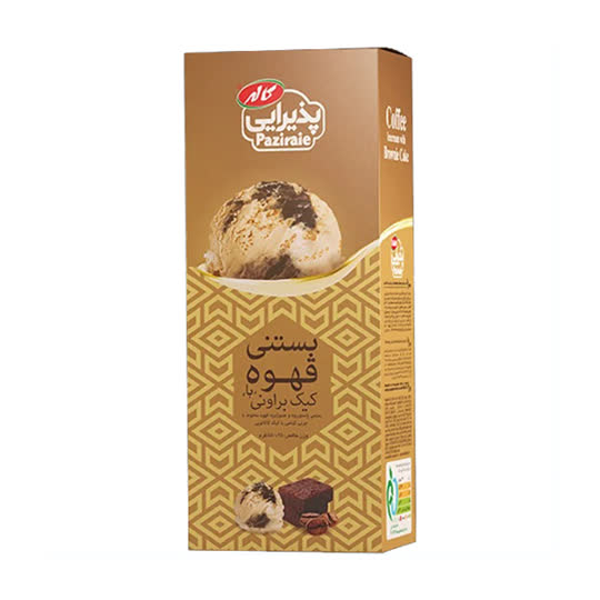 بستني ليتري کيک قهوه