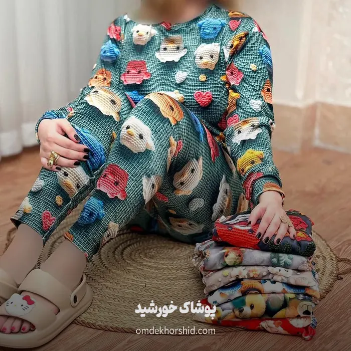 بلوز شلوارمخمل۵بعدی