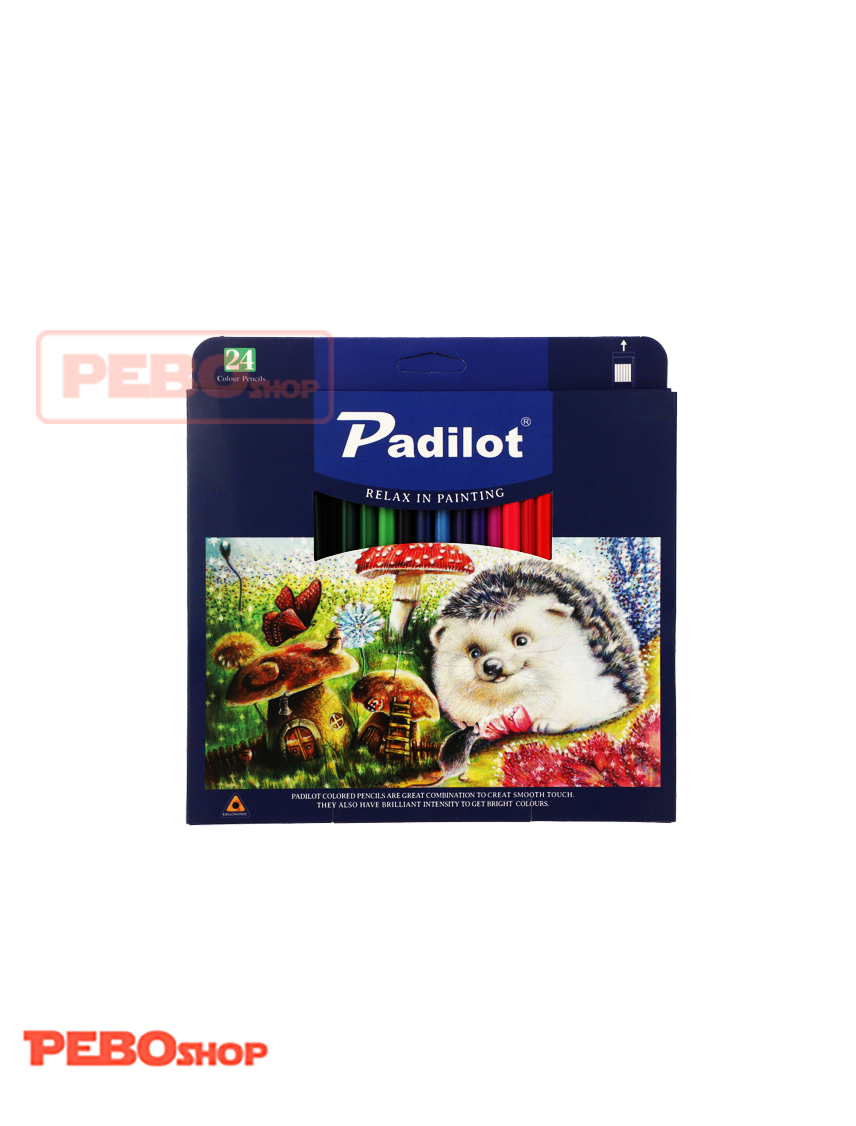 مداد رنگی 24 رنگ پادیلوت فلزی مدل M-810224