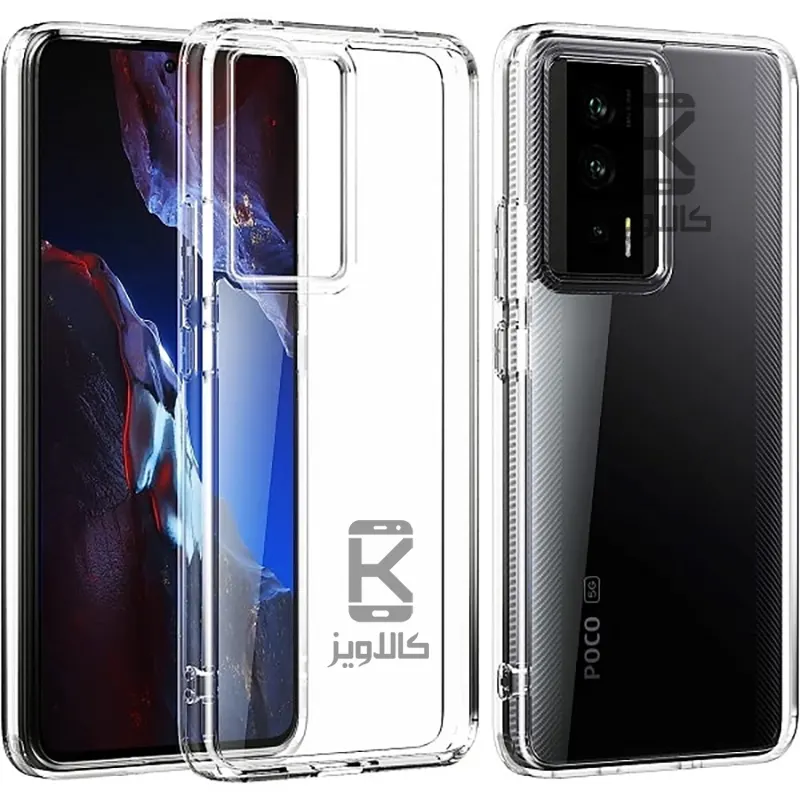 قاب ژله ای شفاف اصلی کوکو گوشی پوکو F5