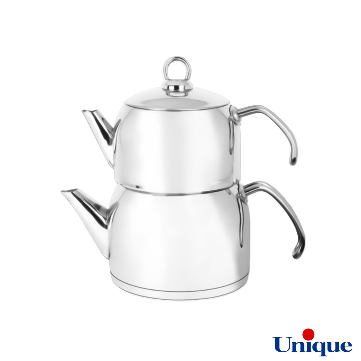 کتری قوری 2/5 لیتر استیل لوله دار یونیک کد UN-7276