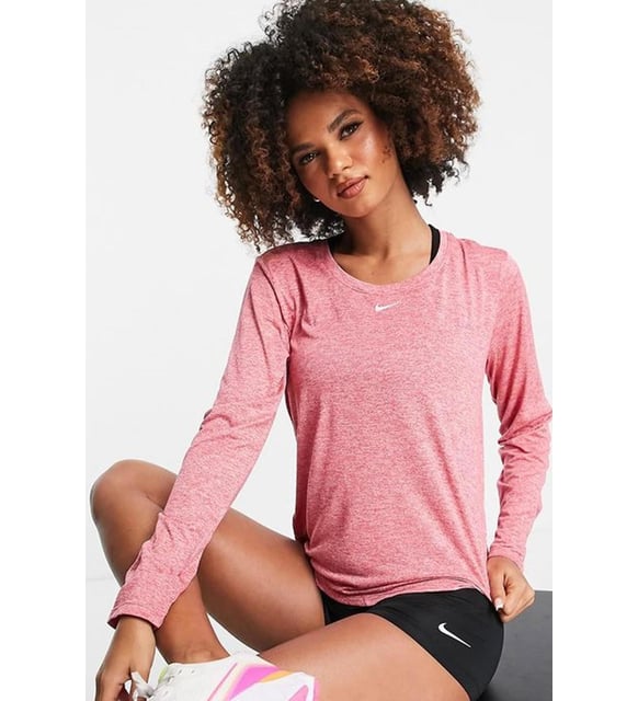 استیندار اورجینال NIKE Blouse One Df Ls Std Pink
