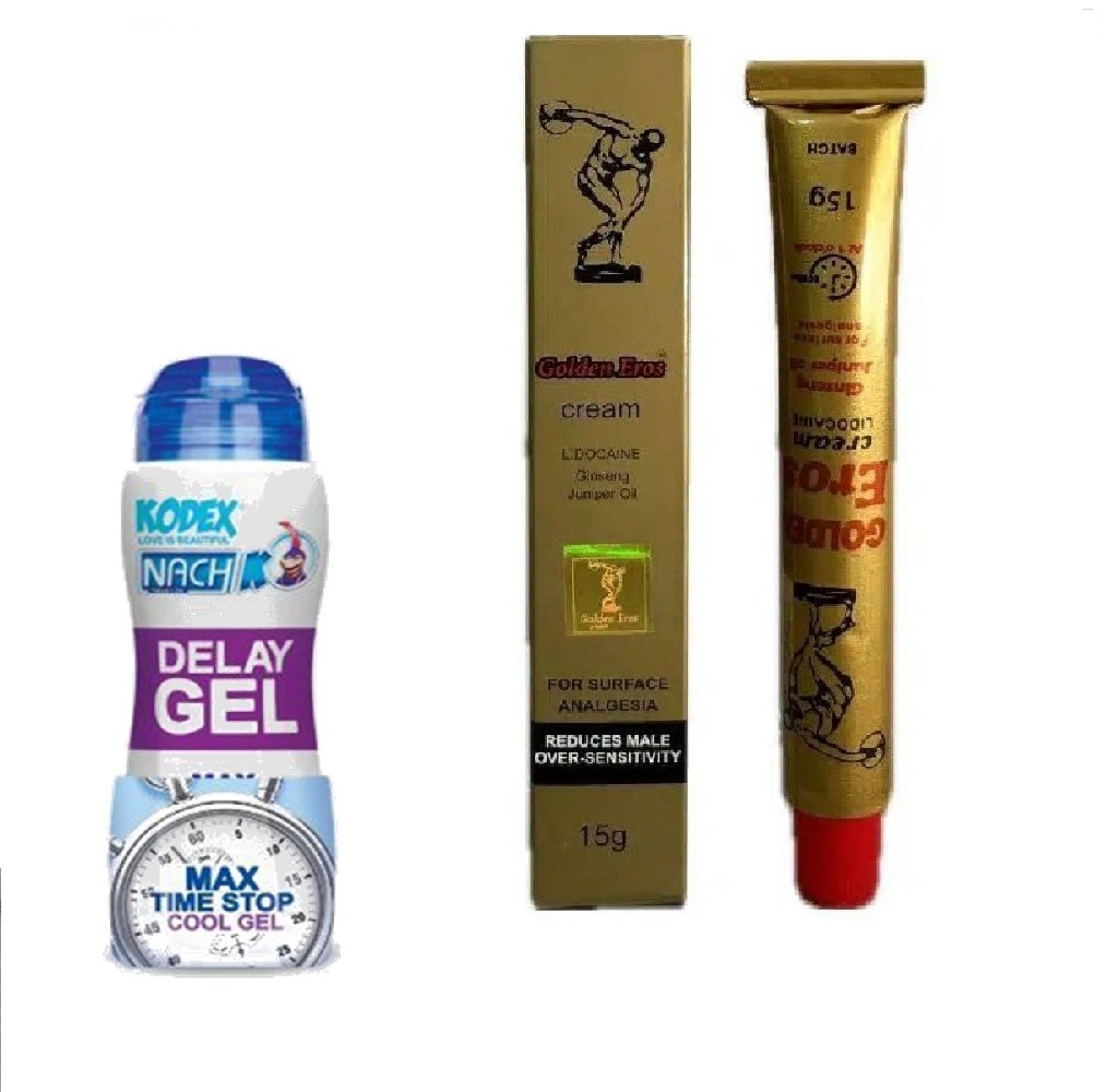 کرم تاخیری گلدن اروس + بی حسی و تاخیری کدکس ( پکیج زناشویی )