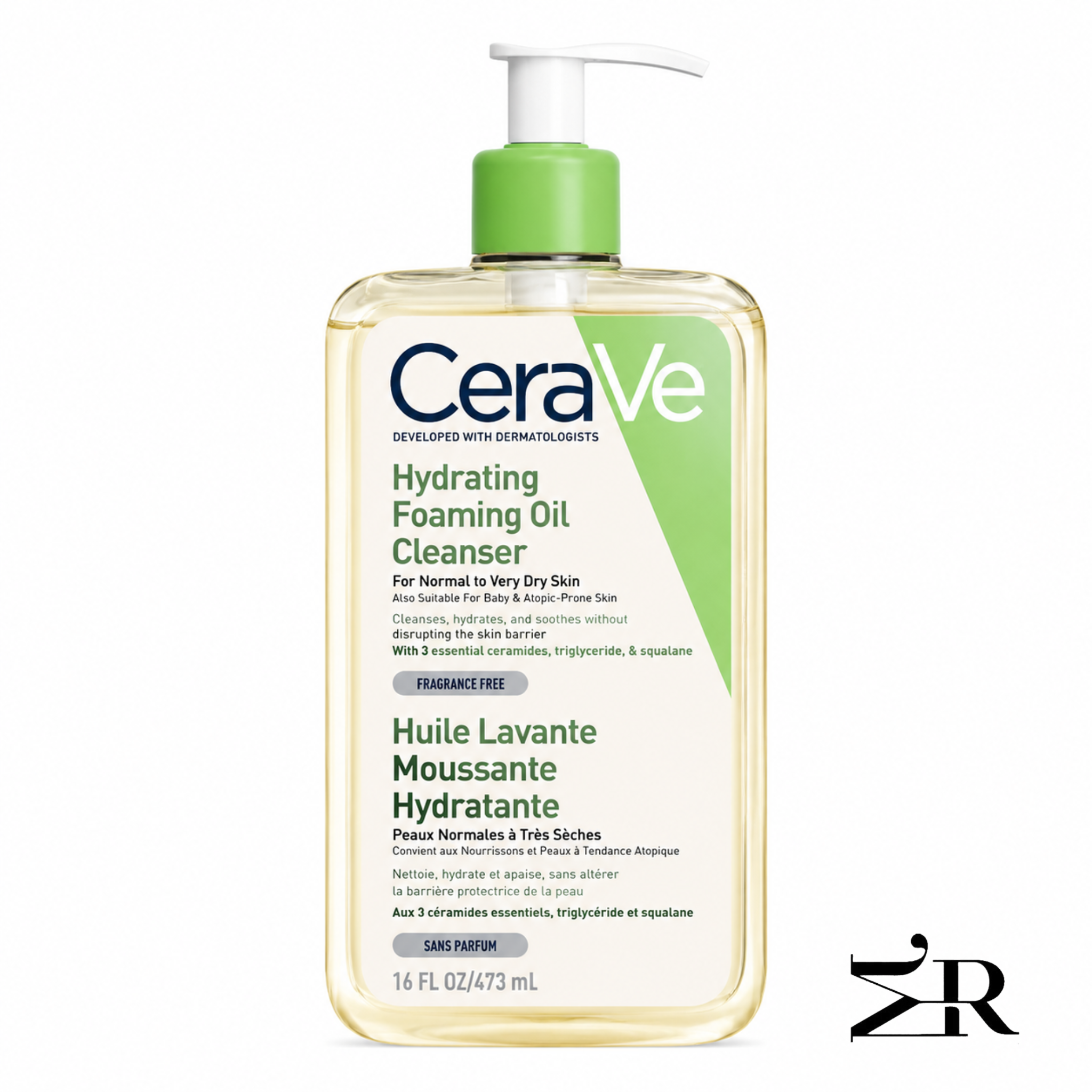 شوینده روغنی فومی آبرسان سراوی | 473 میل |CeraVe Hydrating Foaming Oil Cleanser