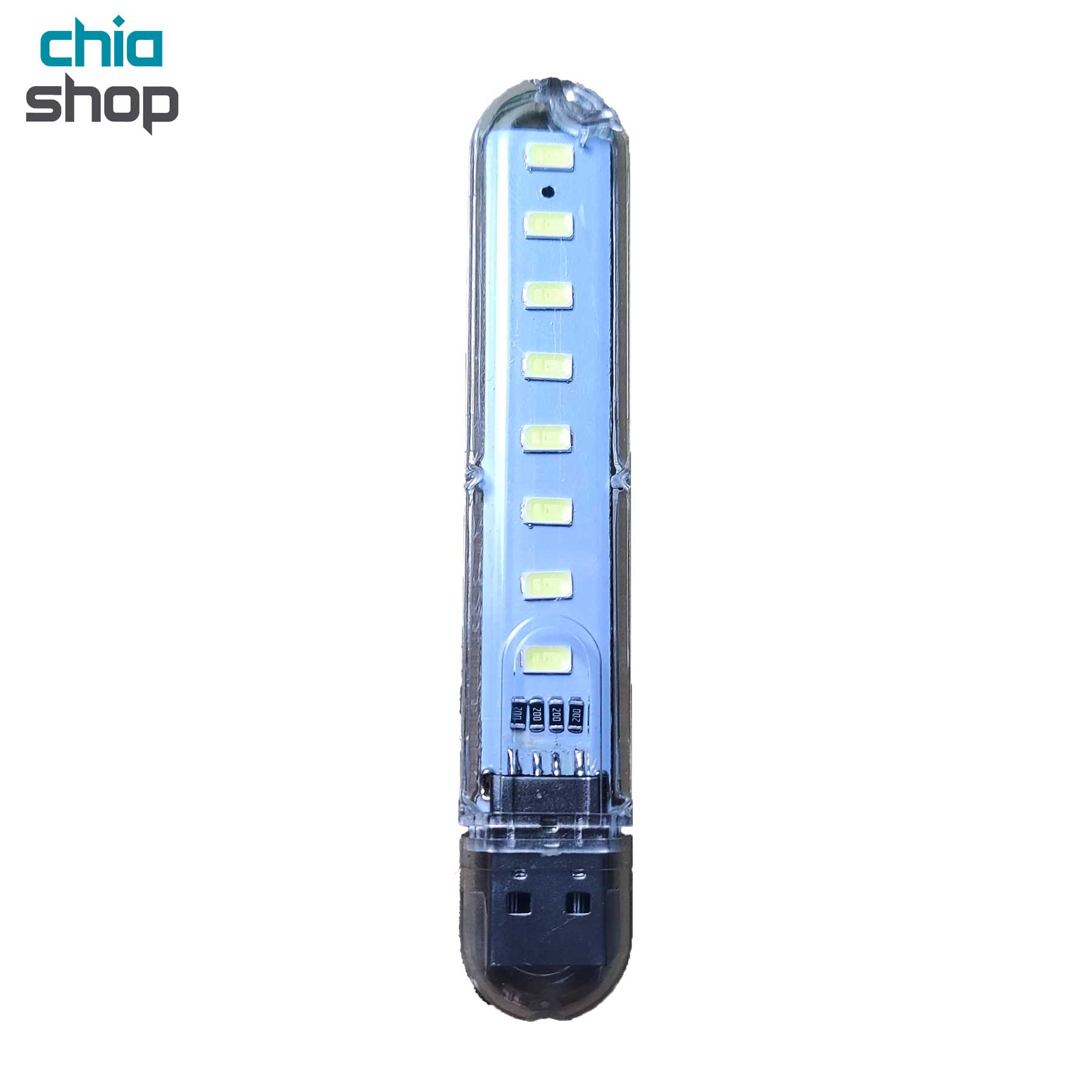 ماژول چراغ LED 8 تایی USB دارای قاب محافظ