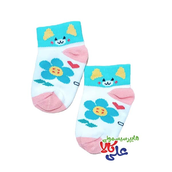 جوراب نوزادی ای ام بیبی کد 08 Em Baby