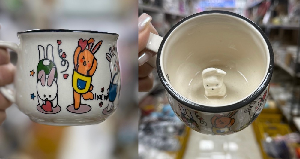 ماگ کاپ خرگوش برجسته