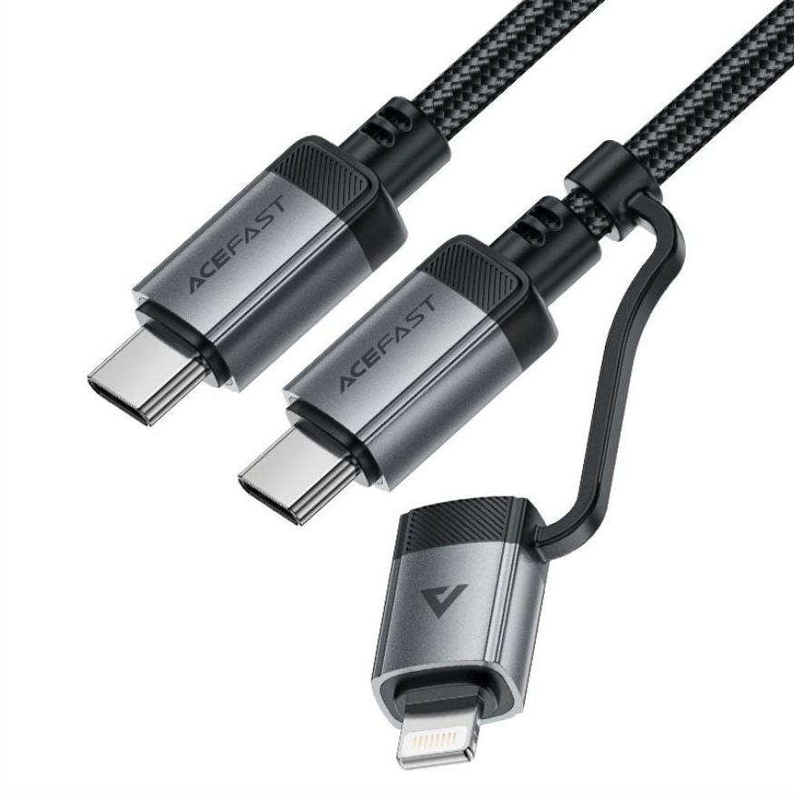 کابل Type-C به Type-C و لایتنینگ ACEFAST C20-01