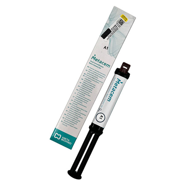 سمان رزینی دوال کیورمتا (متاسم)-(Dual Cured Resin Cement Meta) MetaCem