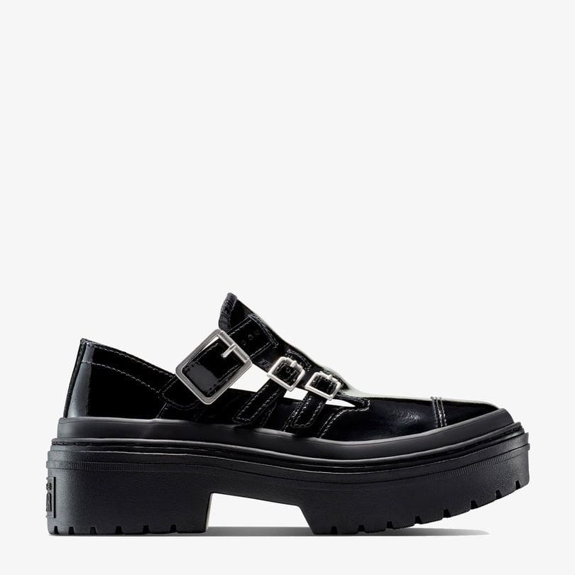 کتونی کانورس آل استار Chuck Taylor All Star Lugged Heel Marry مشکی زنانه اورجینال