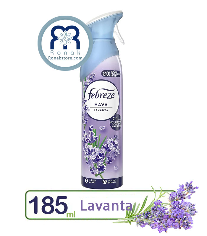 اسپری خوشبوکننده هوا فبرز Febreze رایحه لوندر حجم 185 میل