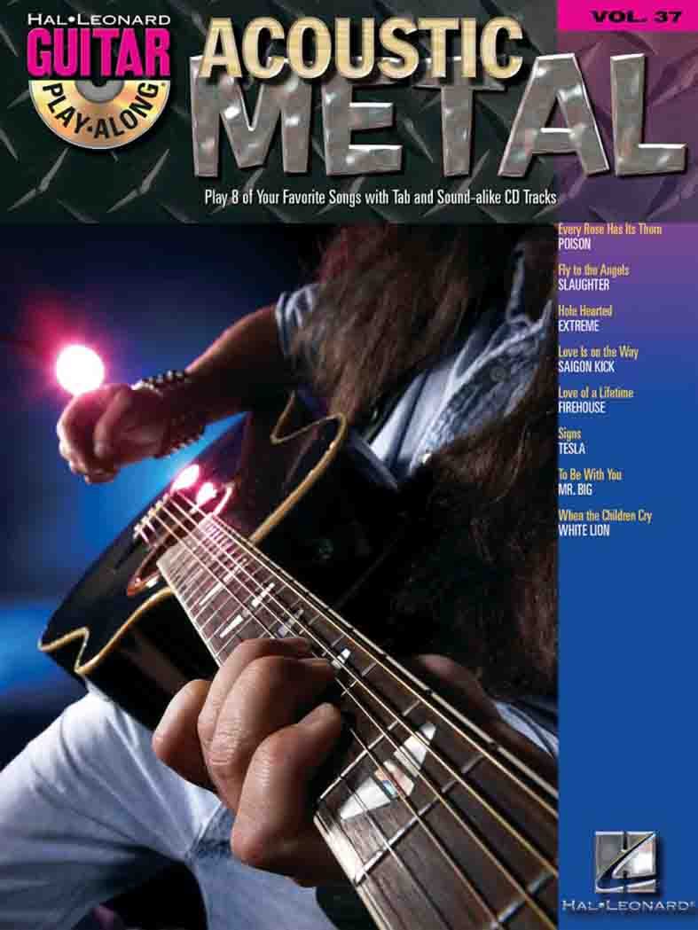 Guitar Play-Along Volume 37 قطعاتی برای گیتار آکوستیک متال
