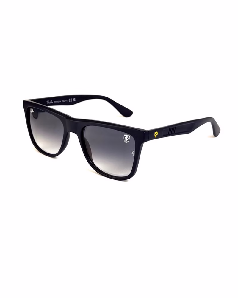 عینک آفتابی اسپرت ریبن فراری مدل RayBan RB4413-M Ferrari - فريم سورمه اي عدسي هايلايت مشكي فراري, 57mm