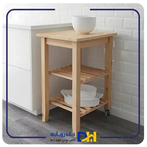 ترولی تمام چوبی ایکیا BEKVĂM