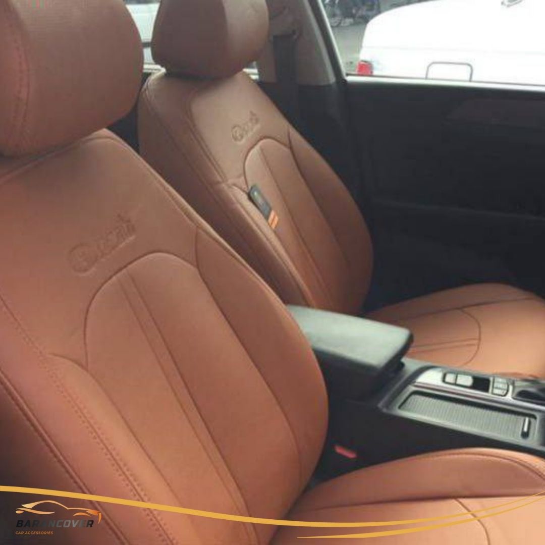 روکش صندلی هیوندای سوناتا ال اف Sonata LF چرم رنگ مارون