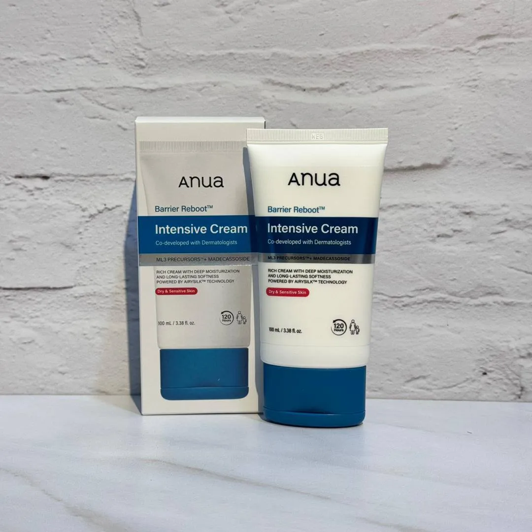 کرم آبرسان و ترمیم کننده آنوا مناسب پوست چرب و حساس 100 میل Anua Barrier Reboot Intensive Cream