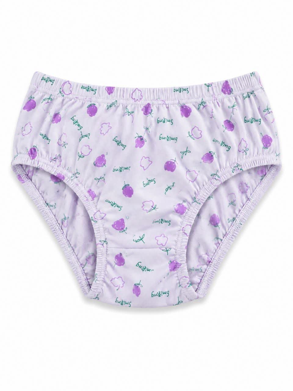 شورت نخی طرحدار سایزبزرگ - 3XL, بنفش