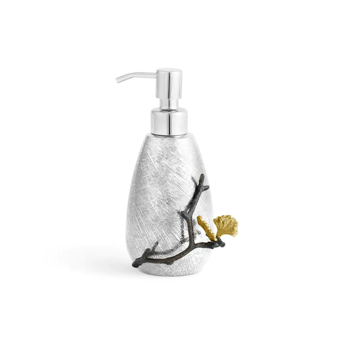 جا مایع دستشویی مایکل آرام | Butterfly Ginkgo Soap Dispenser