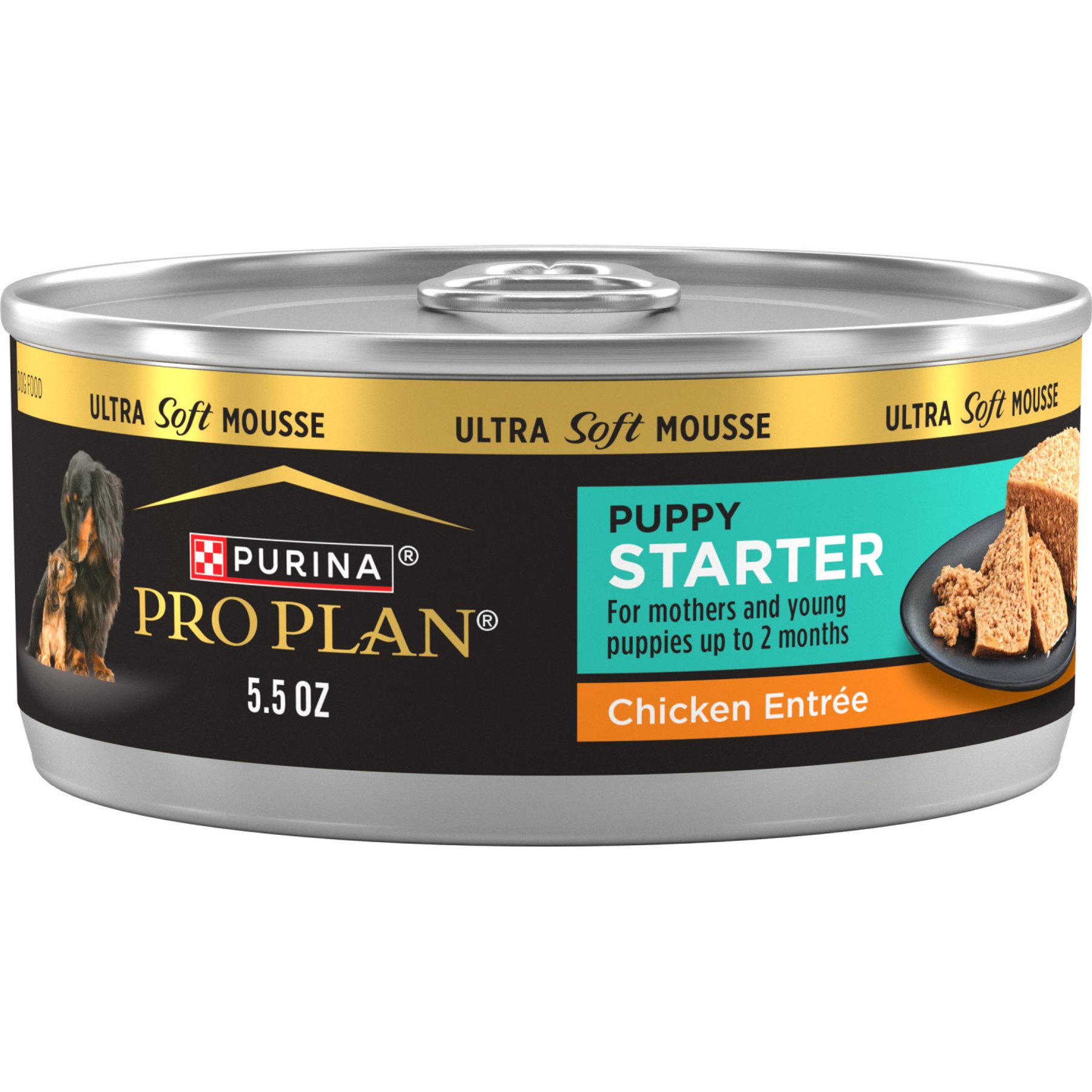 کنسرو پته پورینا پرو پلن توله سگ موس استارتر مرغ ۲۴ عدد ۱۵۶ گرمی | Purina Pro Plan Puppy Mousse Starter Chicken 24x5.5oz
