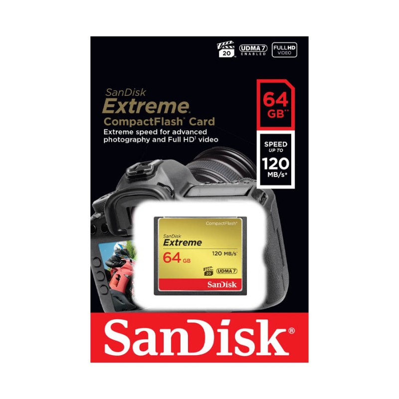 کارت حافظه سن دیسک SanDisk CF 64GB 120mbs