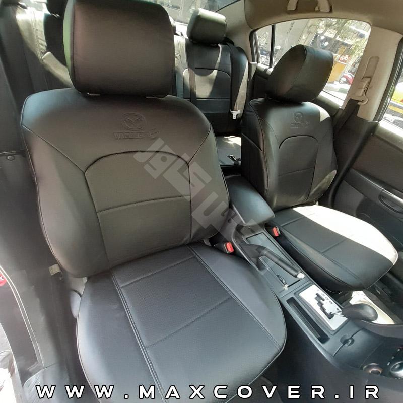 روکش صندلی مزدا 3 Mazda چرم مشکی