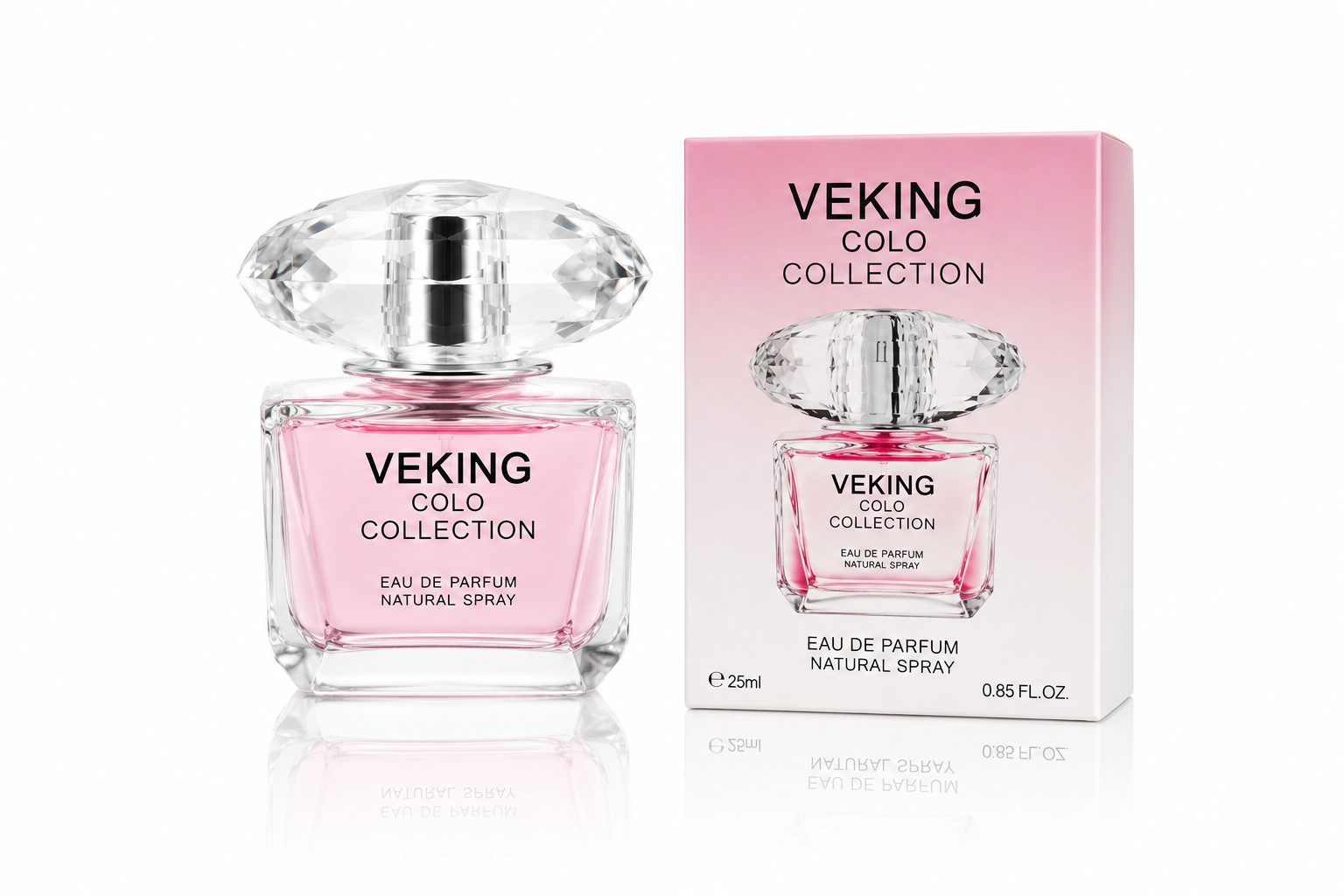 عطر ادکلن ورساچه برایت کریستال (صورتی) ویکینگ کد 001 حجم 25میل Versace BRIGHT CRISTAL