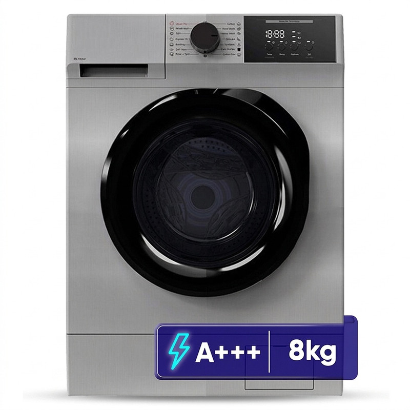 ماشین لباسشویی 8 کیلوگرم  اتوماتیک اسنوا مدل SWM-C81S - سفید