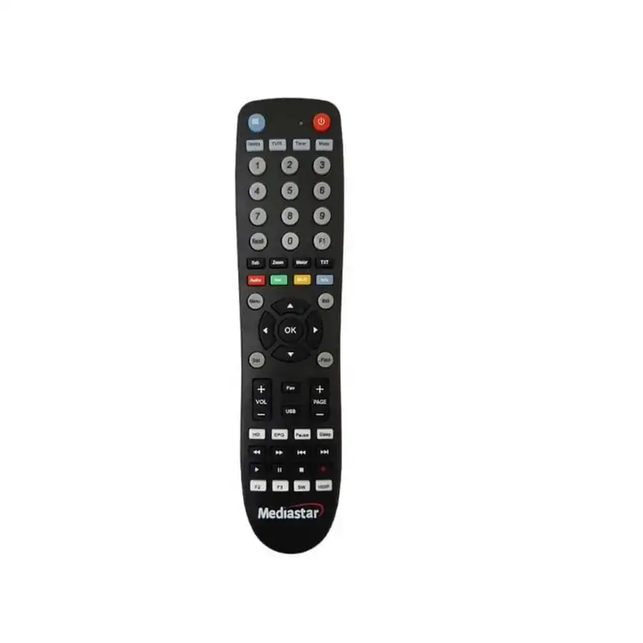 کنترل گیرنده مدیا استار ته گرد اصلی  Mediastar HD 12000 receiver remote