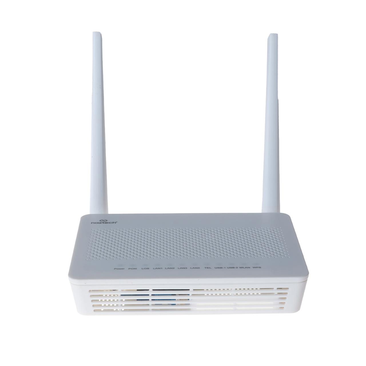 مودم فیبرنوری Naztech مدل HG8145V5 - سفید (تحت لیسانس شرکت Huawei)