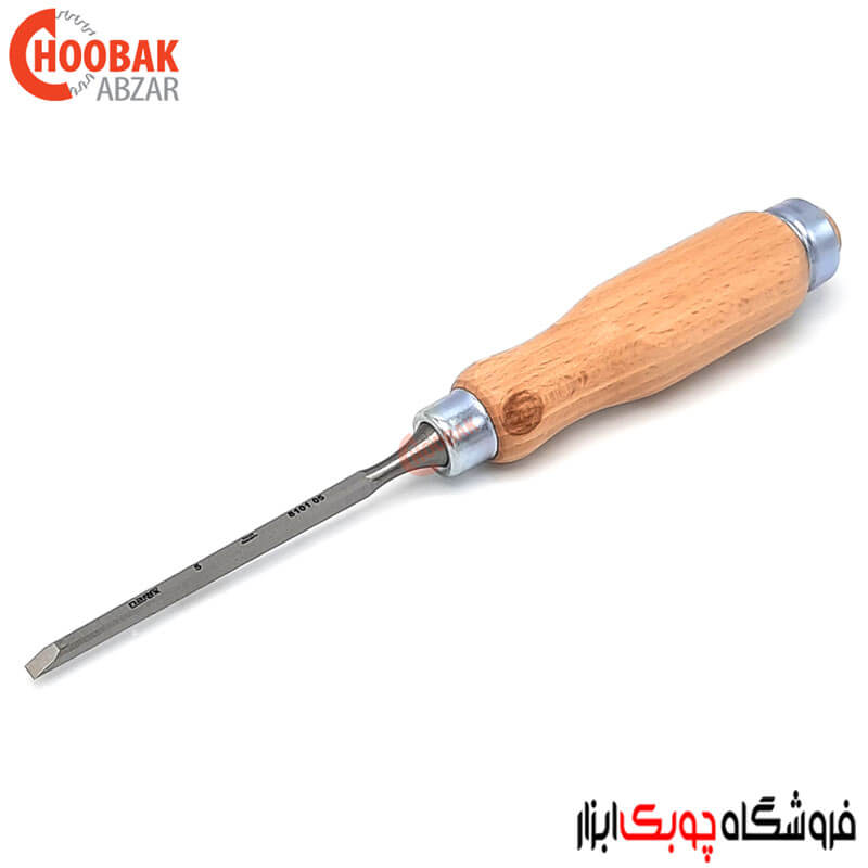 مغار سر تخت 5 میلیمتر دسته چوبی نارکس کد 810105