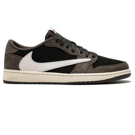 کتونی نایک جردن تراویس قهوه ای موکا Air Jordan 1 Low