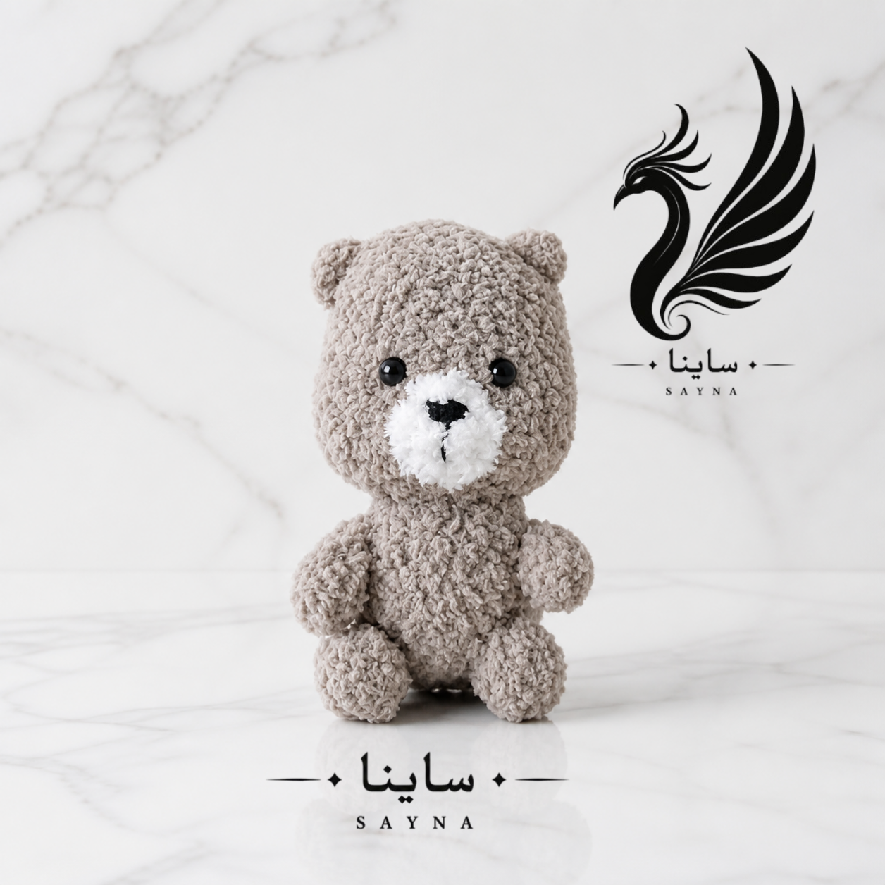 آویز خرس مخملی