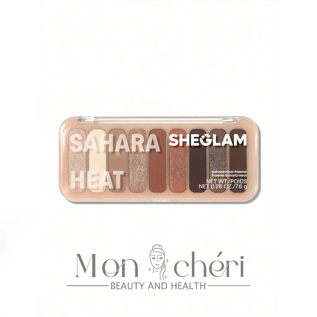 پالت سایه چشم ۹ رنگ شیگلم (SHEGLAM) مدل Sahara Heat