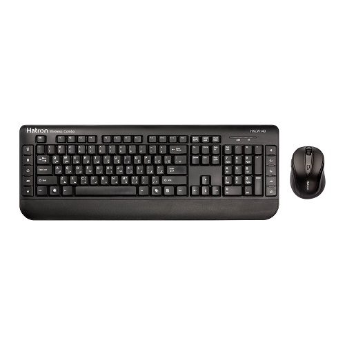 کیبورد و موس بی سیم هترون مدل HKCW-140