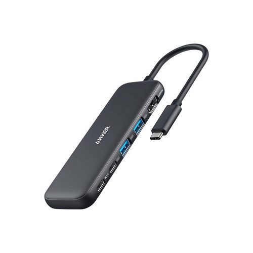 هاب 5 پورت Type-C انکر مدل 332 A8355 با 2 پورت USB 3.0 و 2 پورت USB-C و 1 پورت HDMI
