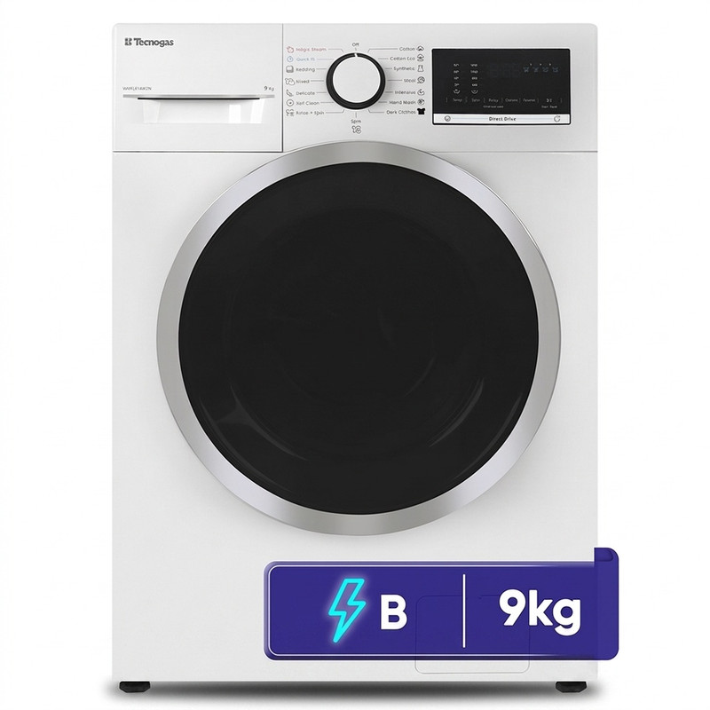 ماشین لباسشویی 9 کیلوگرم اتوماتیک تکنوگاز مدل WMFL914W2N - سفید