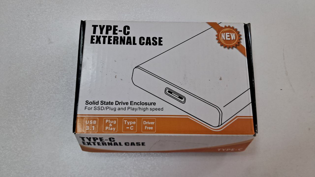 باکس هارد اکسترنال شفاف Type-C