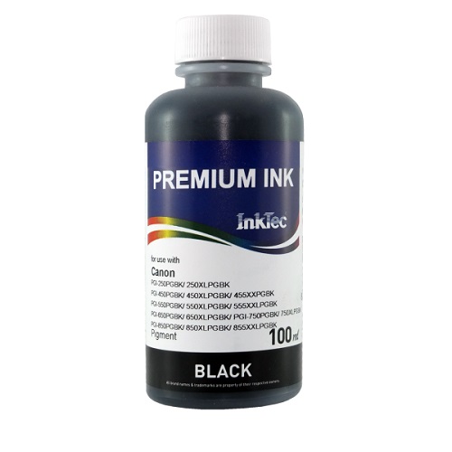 جوهر 100ml اینکتک مشکی پیگمنت  کانن Inktec 100ml ink Black Pigment Canon